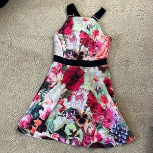 Ted Baker sz 3 floral dress